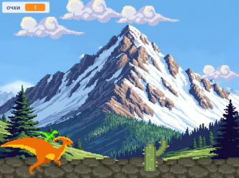 Новый Dino Runner (Тимофей Б)