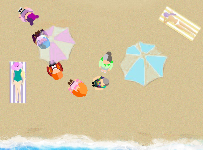 Игра "Пляжные танцы" Игра "Пляжные танцы"