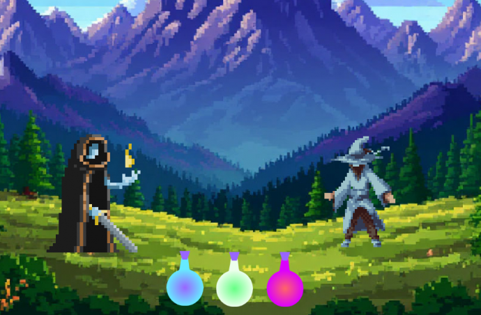 Создаем игру "Битва магов" Создаем игру "Битва магов"