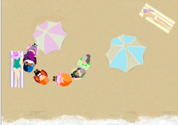 Игра "Танцы на пляже"